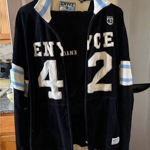 Enyce Classic Athletic Velour Jogging Suit with Blue Accents -  VTG 2000s Sz XL